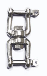 RVS swivel fork-fork